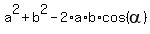 a%5E2+%2B+b%5E2+-+2%2Aa%2Ab%2Acos%28alpha%29