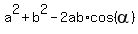a%5E2+%2B+b%5E2+-+2ab%2Acos%28alpha%29