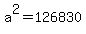 a%5E2+=+126830