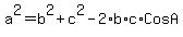 a%5E2+=+b%5E2+%2B+c%5E2+-+2%2Ab%2Ac%2ACosA