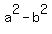 a%5E2+-+b%5E2