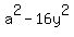 a%5E2-16y%5E2