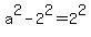 a%5E2-2%5E2=2%5E2
