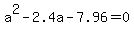 a%5E2-2.4a-7.96+=+0