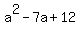 a%5E2-7a%2B12