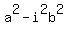 a%5E2-i%5E2b%5E2