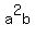 a%5E2b
