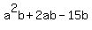a%5E2b%2B2ab-15b
