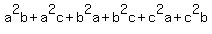 a%5E2b%2Ba%5E2c%2Bb%5E2a%2Bb%5E2c%2Bc%5E2a%2Bc%5E2b