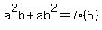 a%5E2b%2Bab%5E2=7%286%29