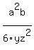 a%5E2b%2F6yz%5E2