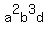 a%5E2b%5E3d