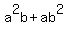 a%5E2b+%2B+ab%5E2