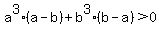a%5E3%28a-b%29+%2B+b%5E3%28b-a%29+%3E+0+