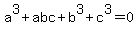 a%5E3%2Babc%2Bb%5E3%2Bc%5E3=0