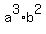 a%5E3+%2A+b%5E2