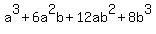 a%5E3+%2B6a%5E2b+%2B12ab%5E2+%2B8b%5E3