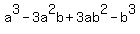 a%5E3-3a%5E2b%2B3ab%5E2-b%5E3