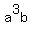 a%5E3b