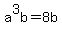 a%5E3b=8b