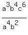 a%5E3b%5E4c%5E6%2F%28a%5E4b%5E2%29