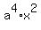 a%5E4%2Ax%5E2