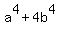 a%5E4+%2B+4b%5E4