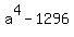 a%5E4-1296