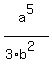 a%5E5%2F%283%2Ab%5E2%29