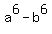 a%5E6-b%5E6