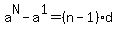 a%5EN-a%5E1=%28n-1%29d