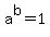 a%5Eb+=+1