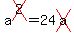 a%5Ecross%282%29=24cross%28a%29