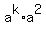 a%5Ek%2Aa%5E2