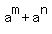 a%5Em+%2B+a%5En