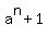 a%5En+%2B+1