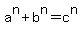a%5En+%2B+b%5En+=+c%5En