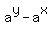 a%5Ey-+a%5Ex