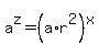 a%5Ez=%28a%2Ar%5E2%29%5Ex