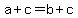 a+%2B+c+=+b+%2B+c