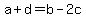 a+%2B+d+=+b+-+2c