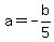 a+=+-b%2F5