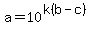 a+=+10%5E%28k%28b-c%29%29