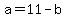 a+=+11+-+b