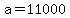 a+=+11000
