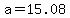 a+=+15.08