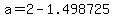 a+=+2-1.498725