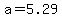 a+=+5.29