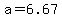 a+=+6.67