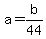 a+=+b%2F44